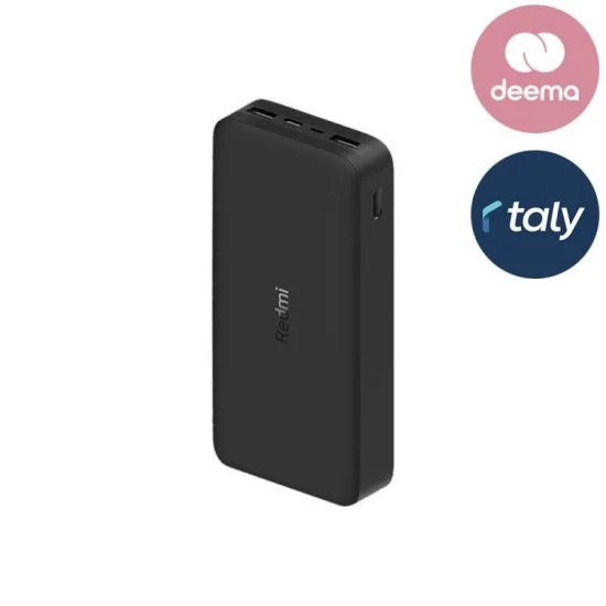 Power Bank Redmi 20000 mAh - Quick Charge 18W - Black